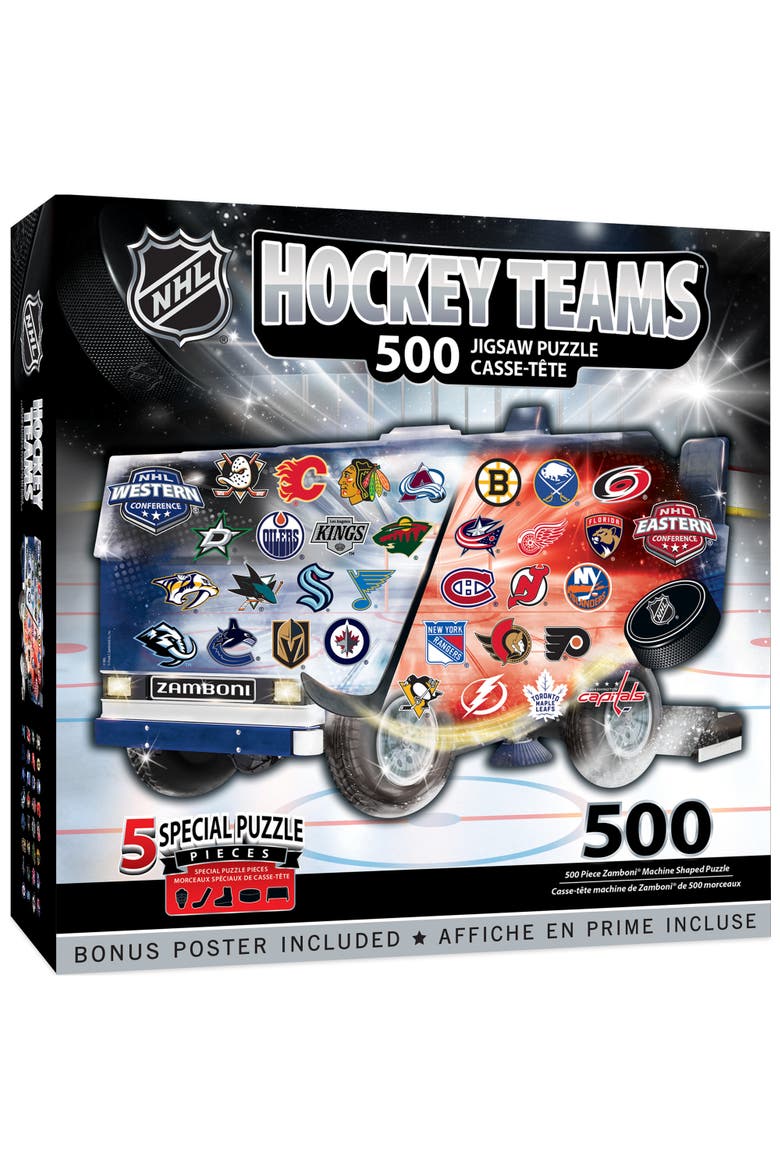 NHL Zamboni 500 Piece Shaped Puzzle, Main, color, Multicolor