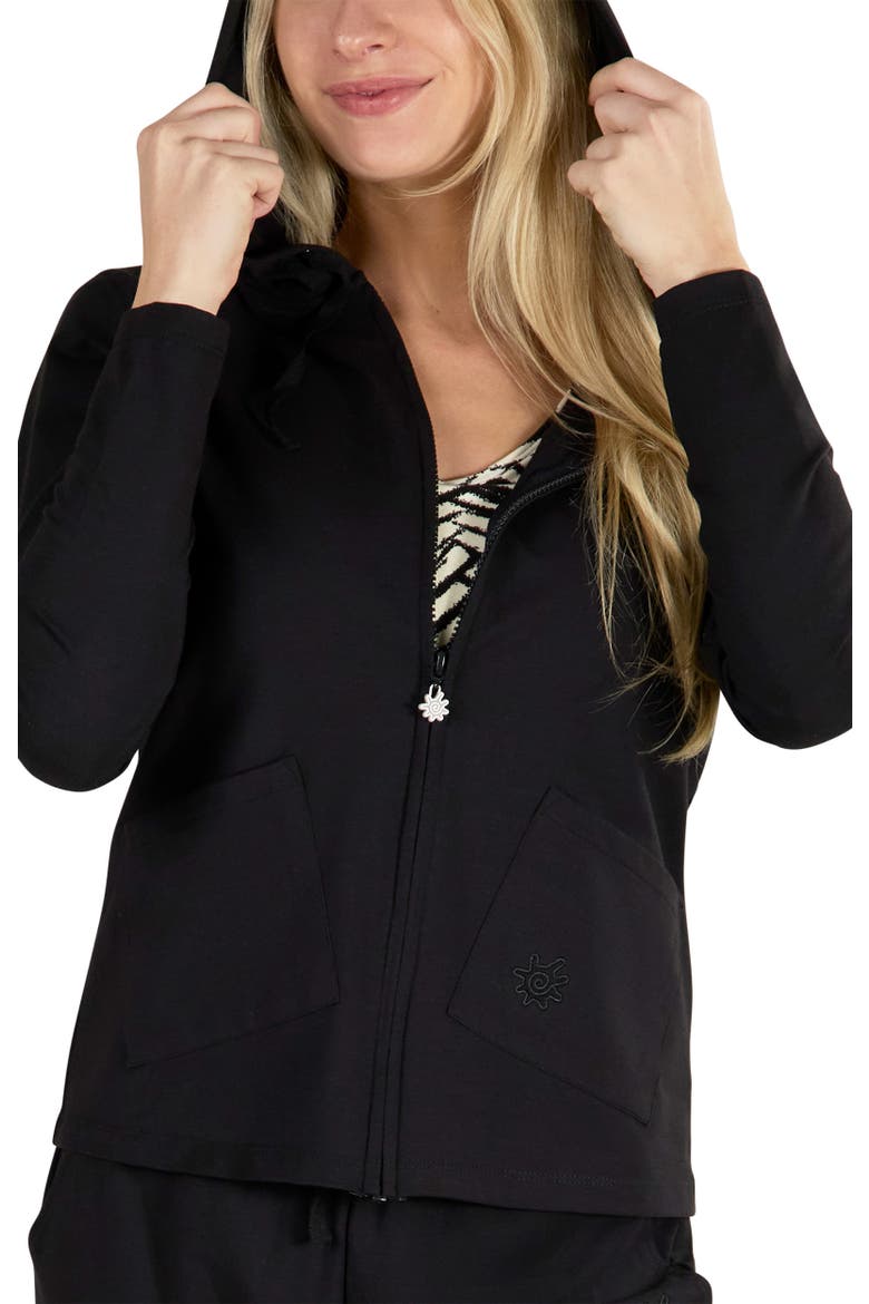 Everyday Hooded Jacket, Alternate, color, Black