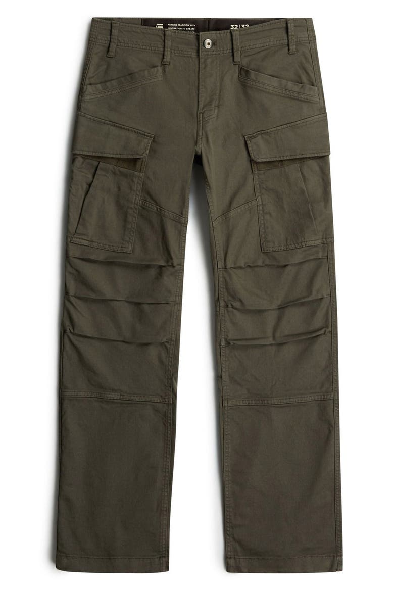3D Regular Straight Cargo Pants, Alternate, color, ASPHALT