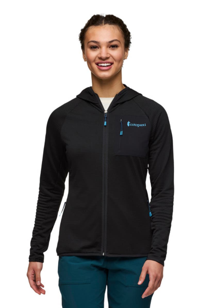 Cotopaxi Otero Fleece Full-Zip Hooded Jacket - Women's, Alternate, color, Cotopaxi Black