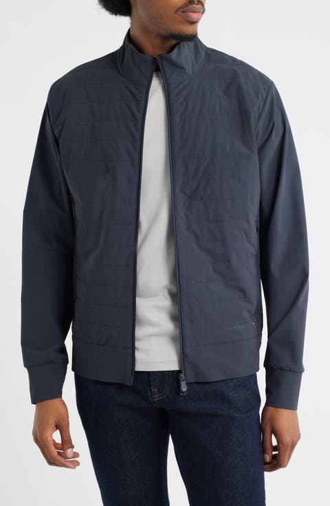 Water Repellent Quilted Front Jacket