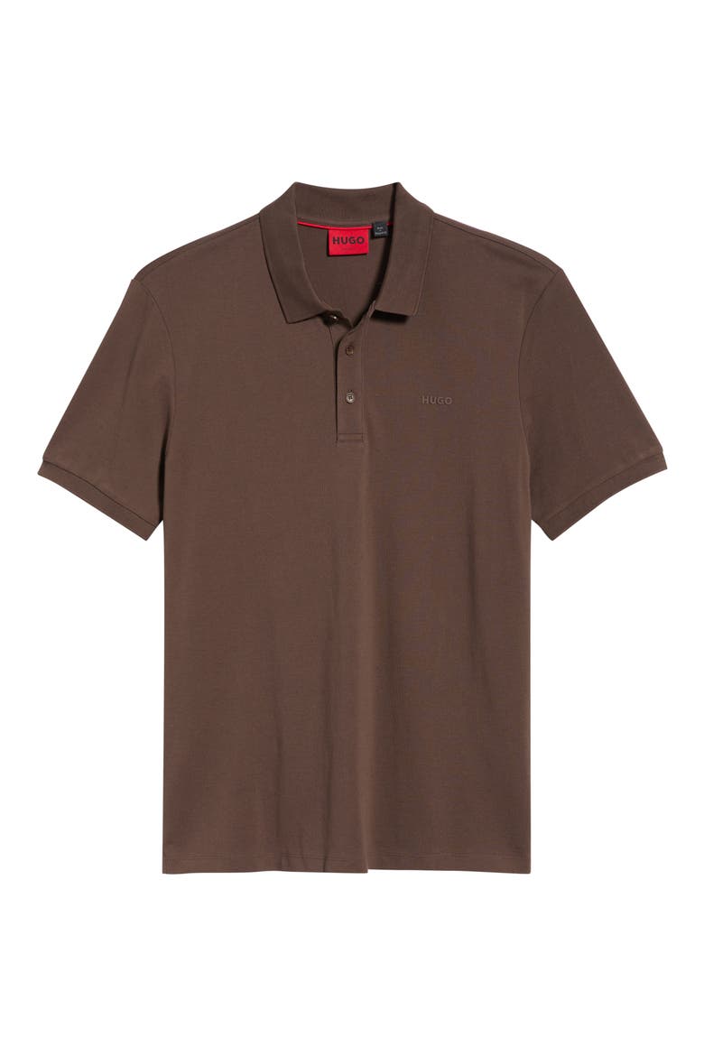 Donos Pima Cotton Polo, Main, color, BROWN
