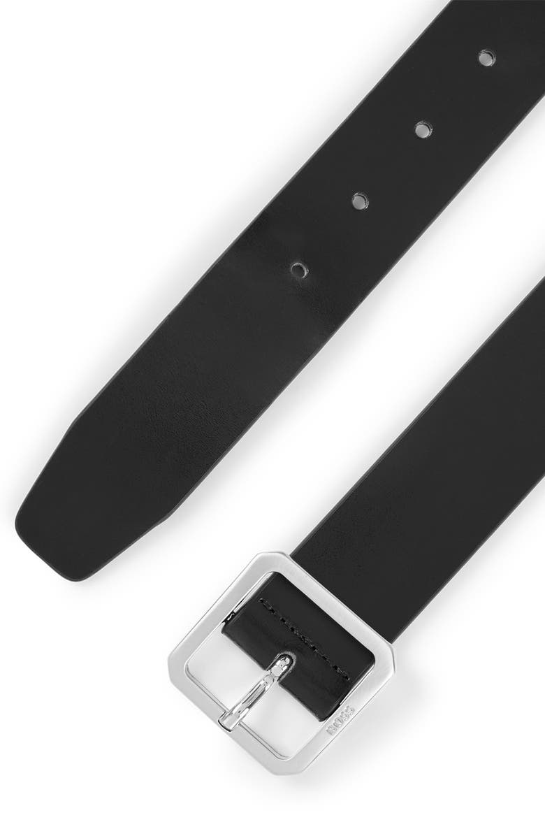 BOSS Carym Leather Belt, Alternate, color, 