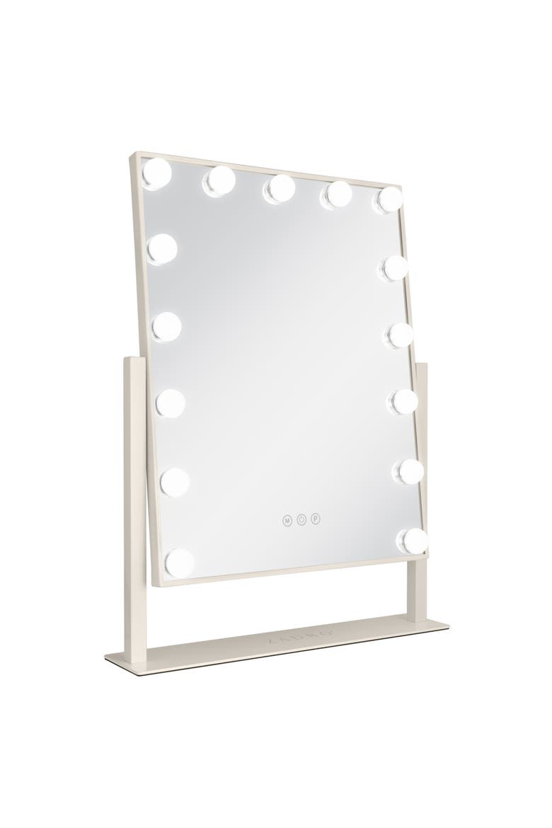Medium Vertical Hollywood Makeup Mirror with Lights, Main, color, Neutral
