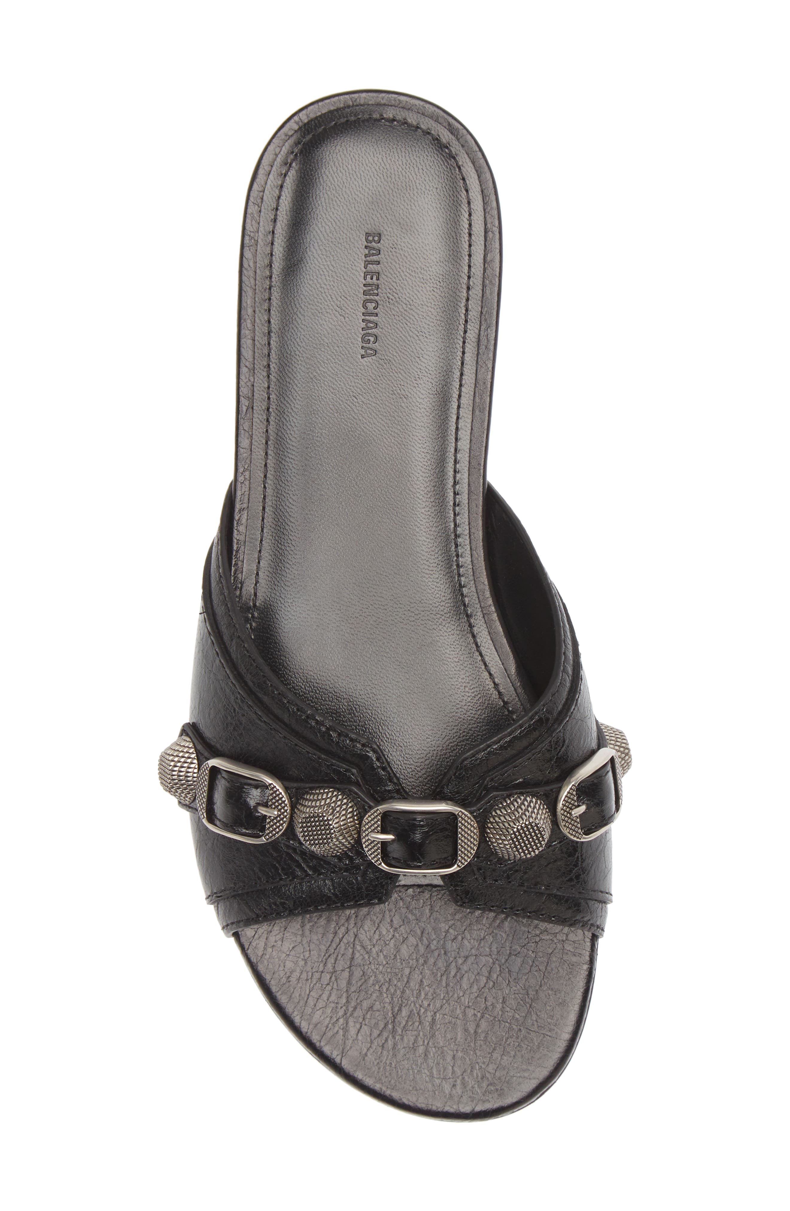 Balenciaga Le Cagole Slide Sandal, Alternate, color, 