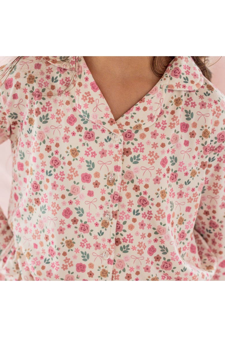 Berry Floral Women's Two-Piece Set, Alternate, color, Mauve