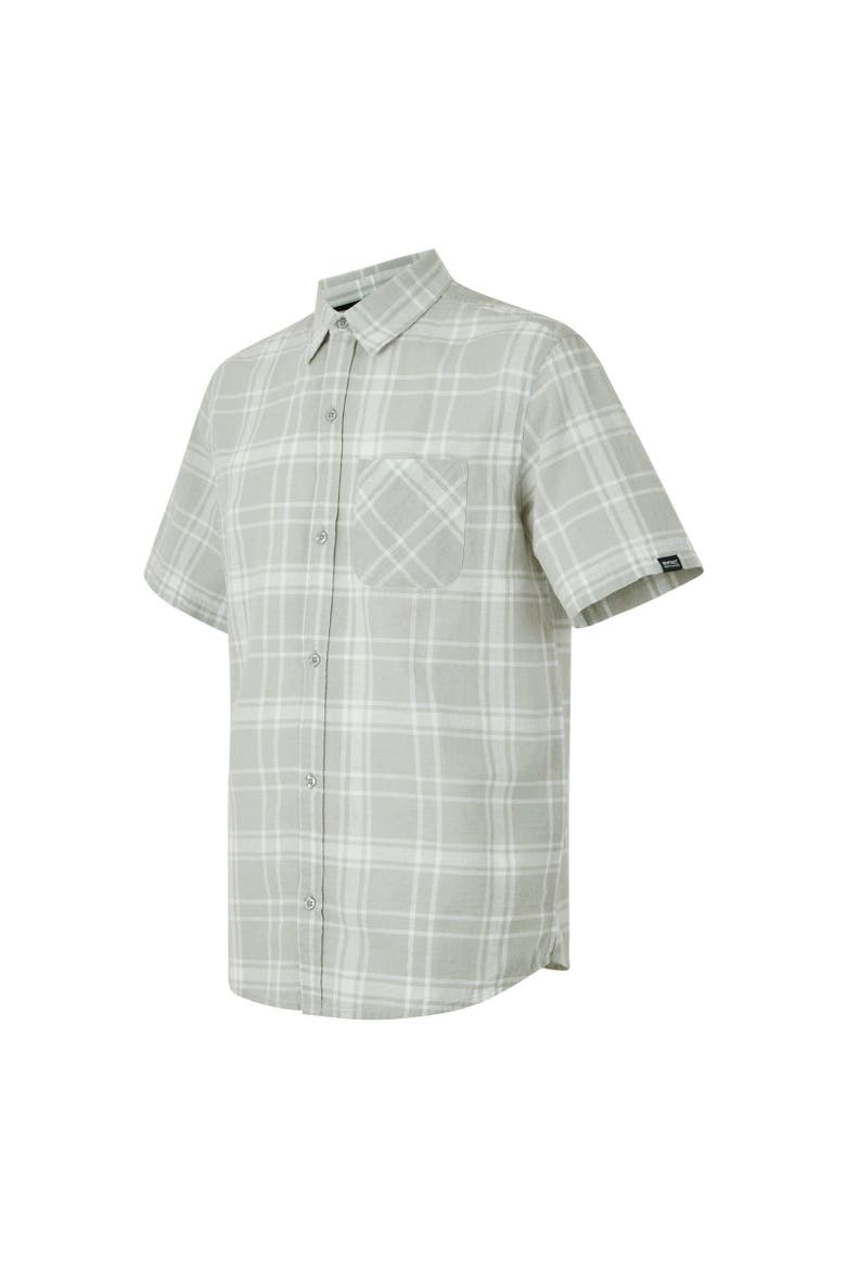 Loran Checked Shirt, Alternate, color, Silver Grey