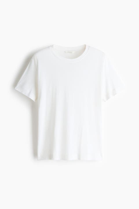 Silk-blend T-shirt