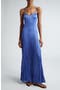 Jamison Crushed Charmeuse Maxi Slipdress