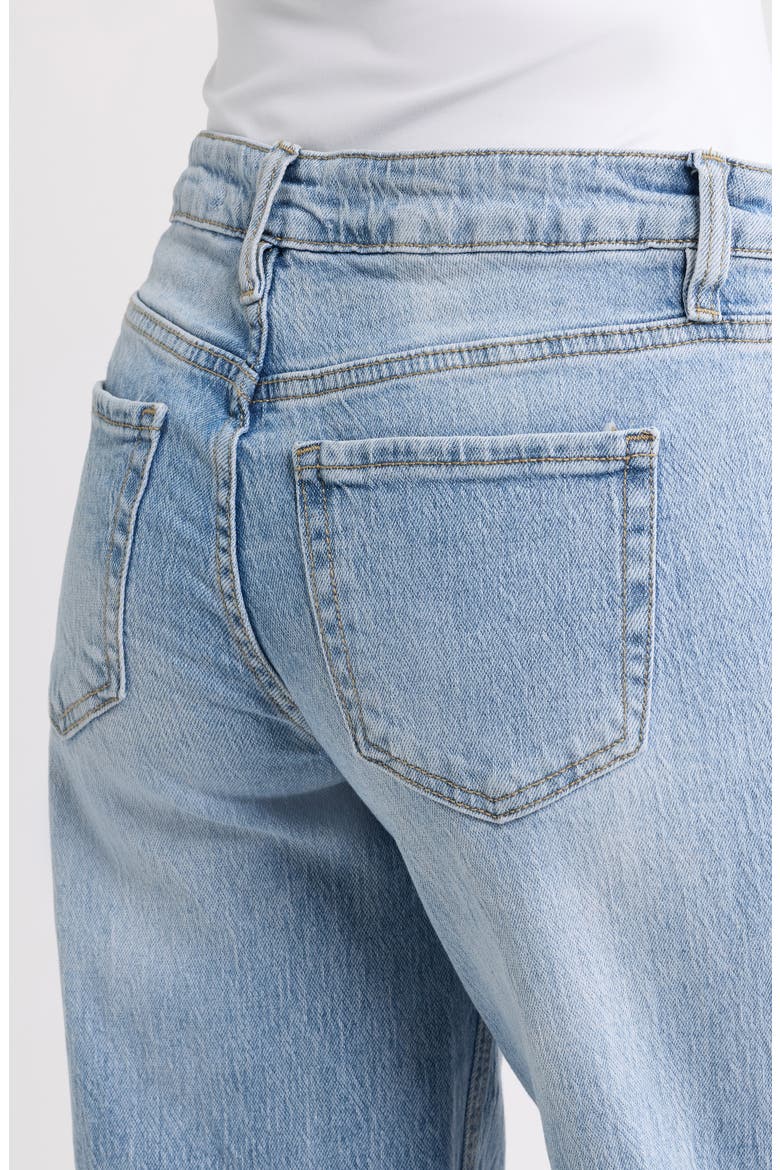 Britney Low Rise Wide Leg Jeans, Alternate, color, LT WASH 24L