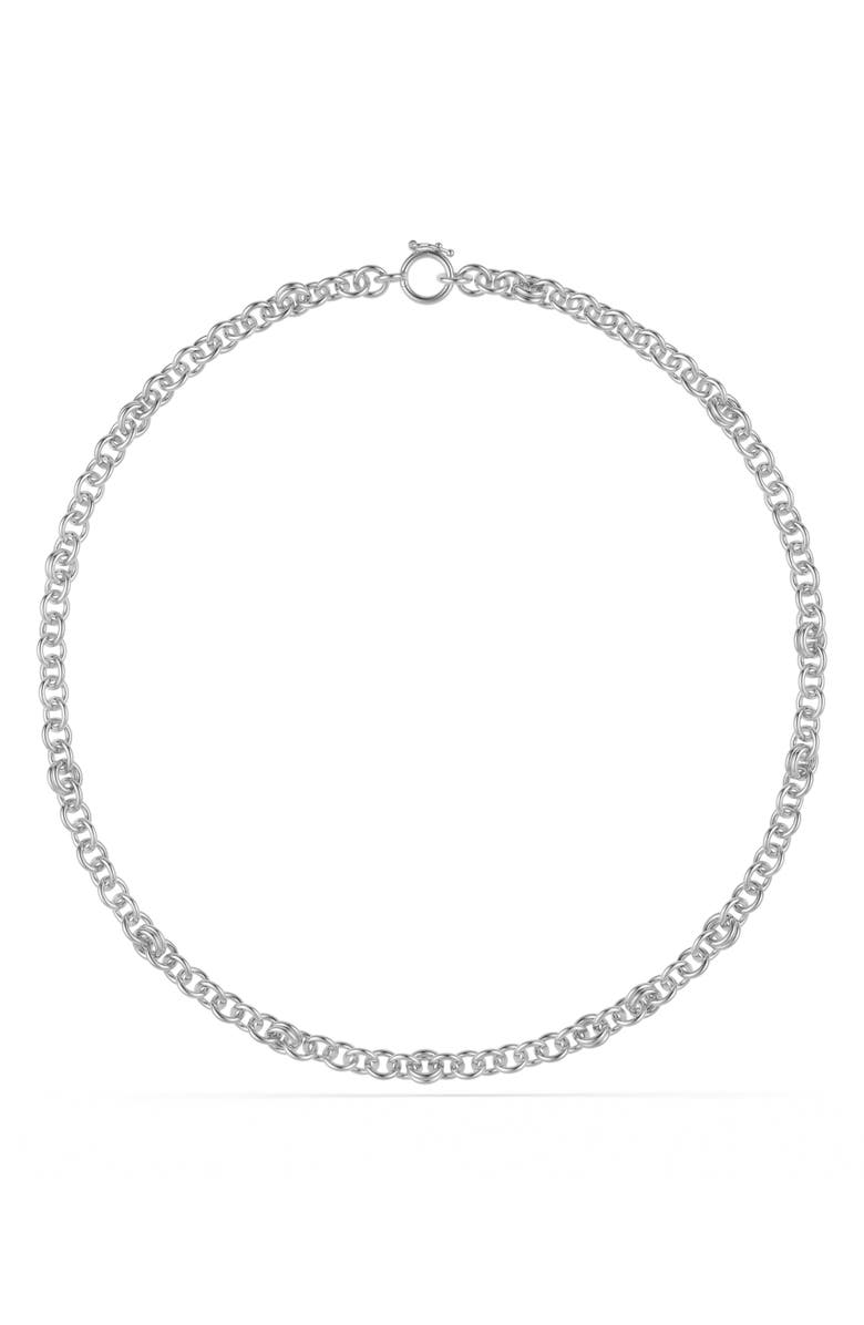Spinelli Kilcollin Serpens Sterling Silver Chain Link Necklace, Main, color, Silver