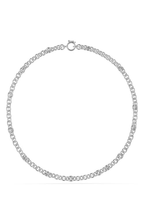 Spinelli Kilcollin Serpens Stainless Steel Chain Link Necklace In Metallic