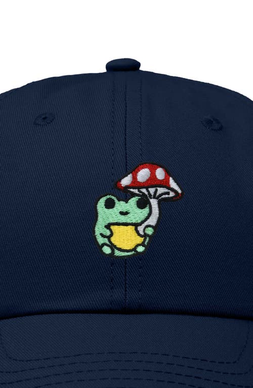 DALIX DALIX MUSHROOM FROG EMBROIDERED HAT