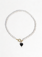 Joey Baby Kokoro Red Heart Freshwater Pearl Necklace