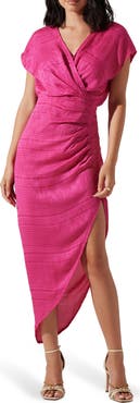 ASTR the Label Rialto Asymmetric Midi Dress