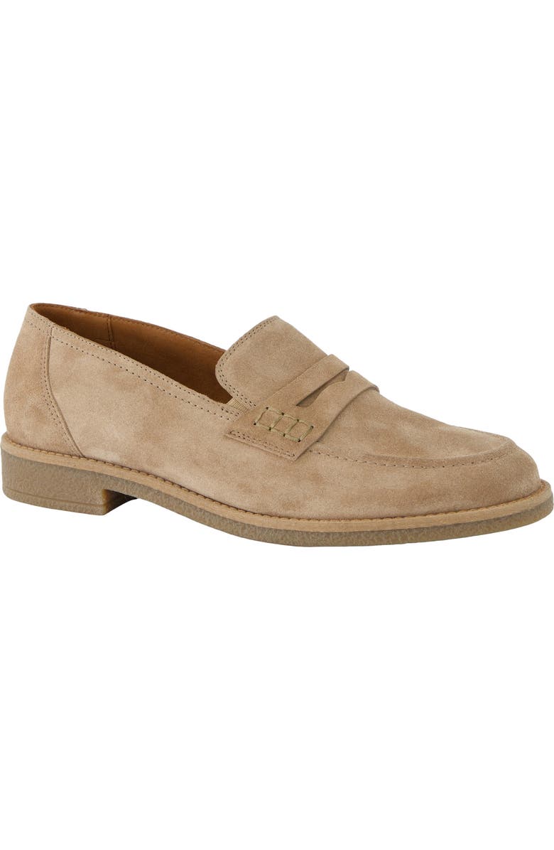 Paul Green Cohen Penny Loafer, Main, color, Almond Soft Suede