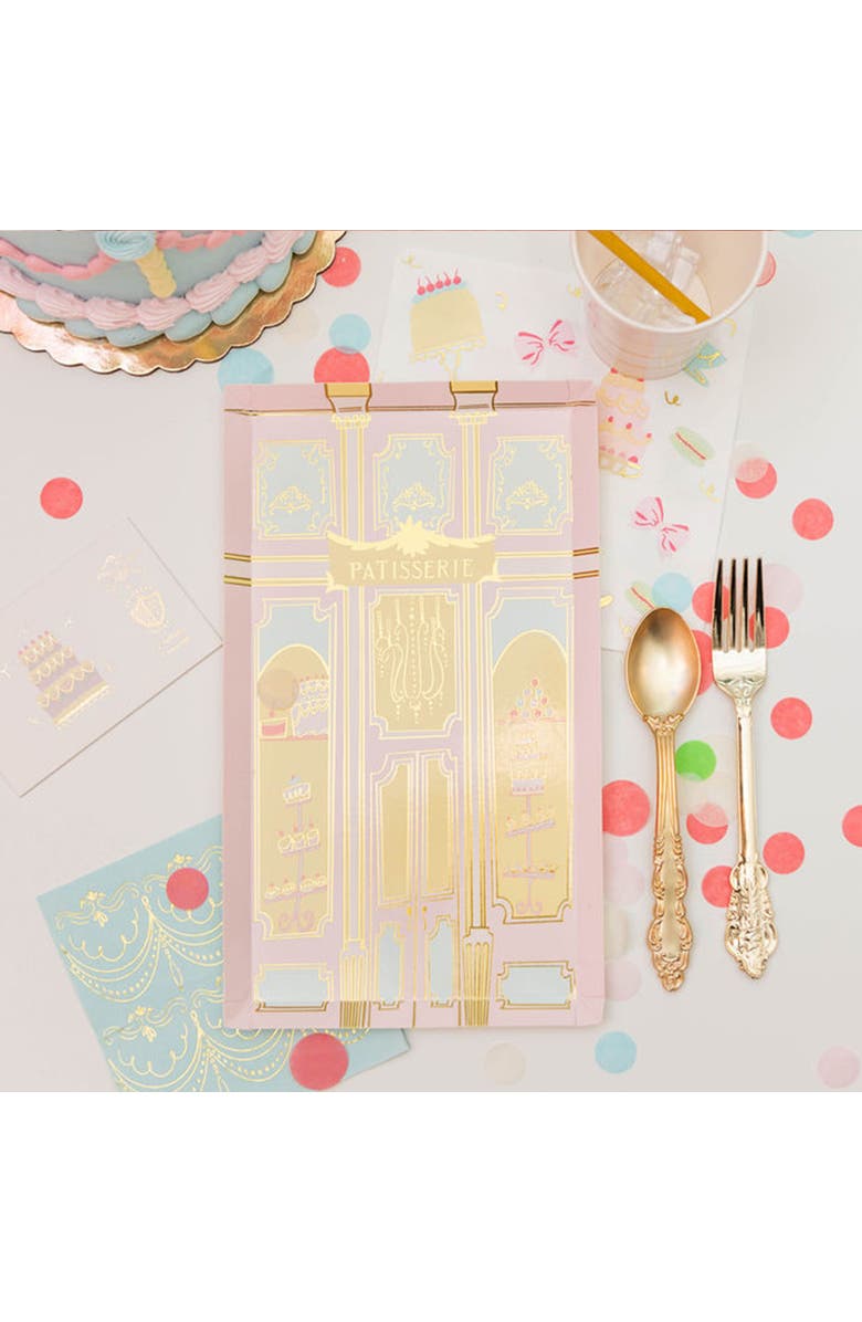 Daydream Society Let Them Eat Cake Large "Patisserie" Plates, Alternate, color, Assorted Pre-Pack