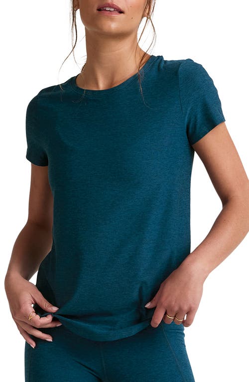 Beyond Yoga On The Down Low T-shirt In Blue