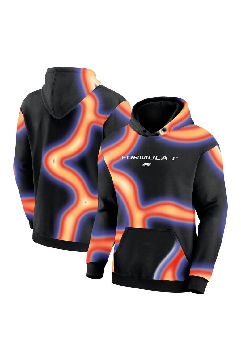Men's Fanatics Branded Black Formula 1 Heat Map Pullover Hoodie, Alternate, color, Black