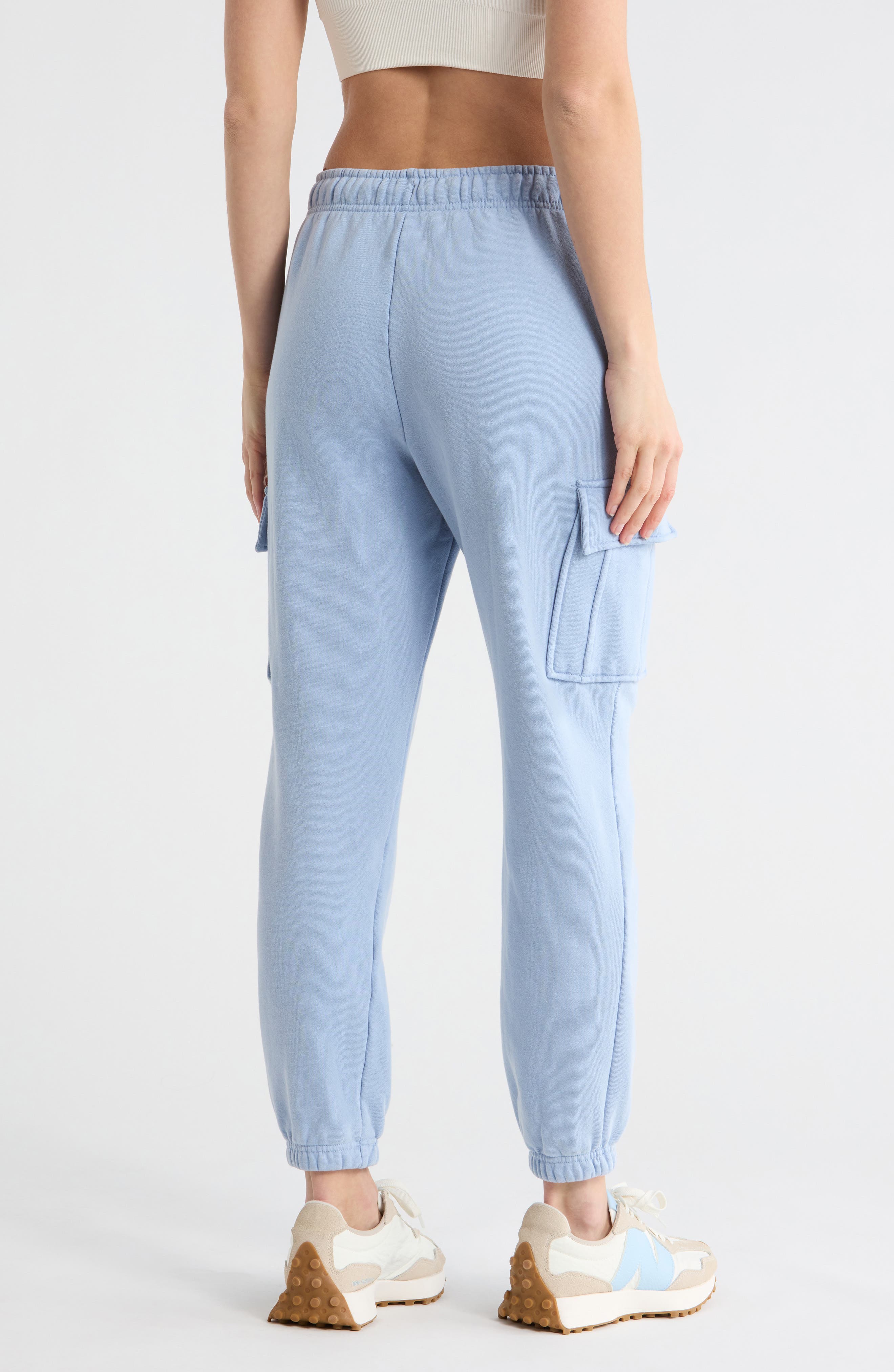 Washed Fleece City Chic Cargo Pants - image 4