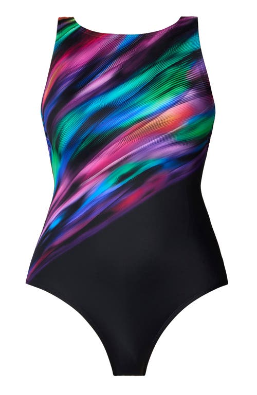 Shapesolver Sport Highneck Tank Chlorine Resistant One-piece Swimsuit