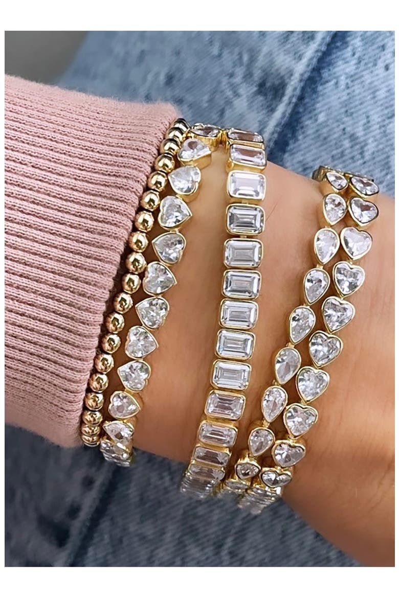 Tennis Bracelet, Alternate, color, GOLD