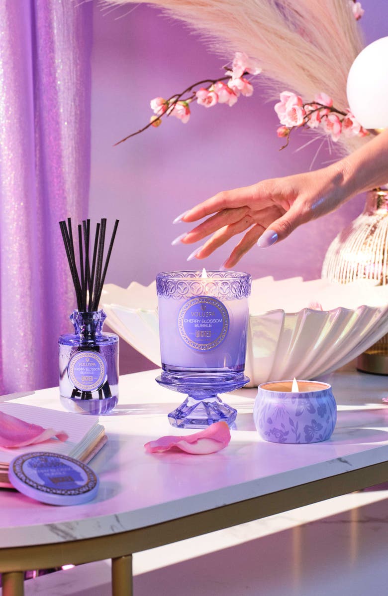 Voluspa Wicked Collection Cherry Blossom Bubble Mini Tin Candle, Alternate, color,