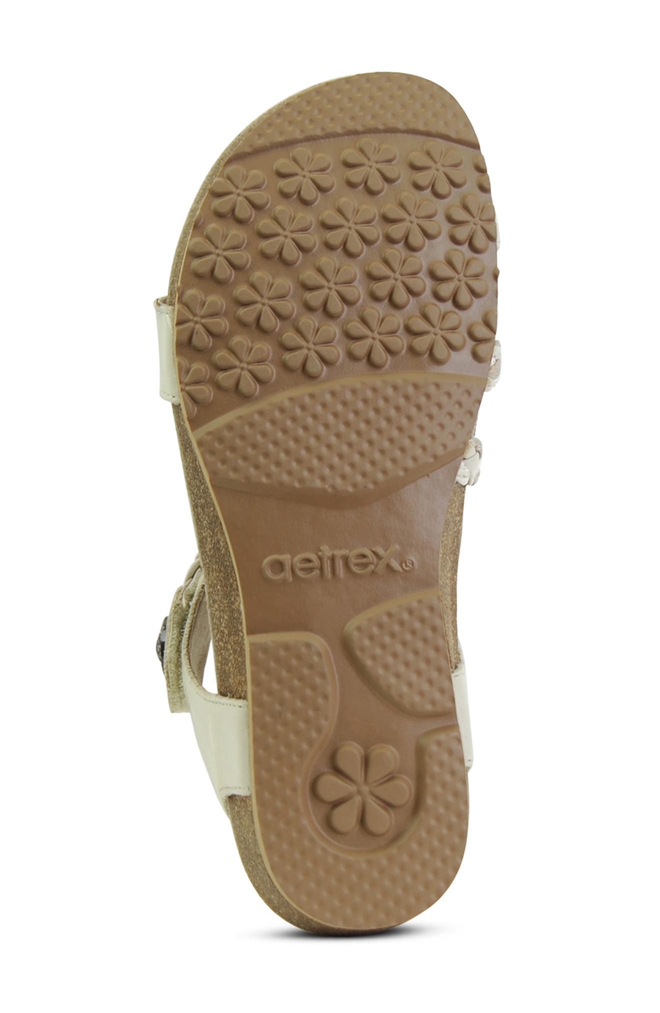 Jillian Braided Leather Strap Sandal, Alternate, color, IVORY