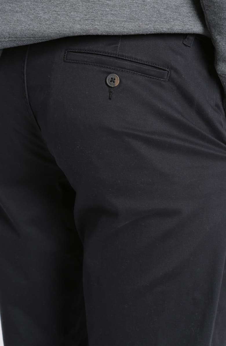 JACHS Bowie Stretch Twill Chinos, Alternate, color, Black