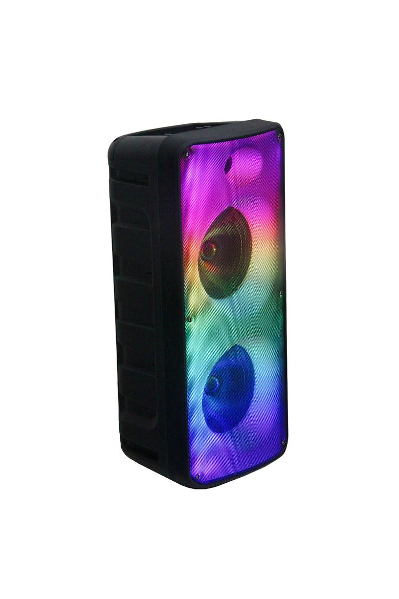 Dual 8 Inch Portable Bluetooth Speaker, Alternate, color, Black