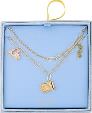 Leith Layered Charm Pendant Necklace