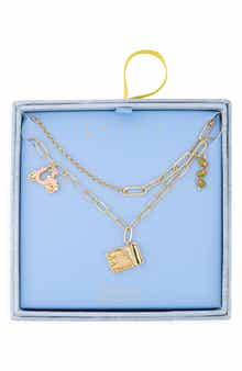 Leith Layered Charm Pendant Necklace