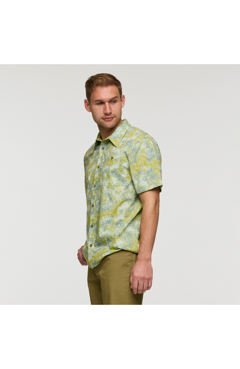 Cotopaxi Estival Button Up Shirt - Print - Men's, Alternate, color, Galactic Lemongrass