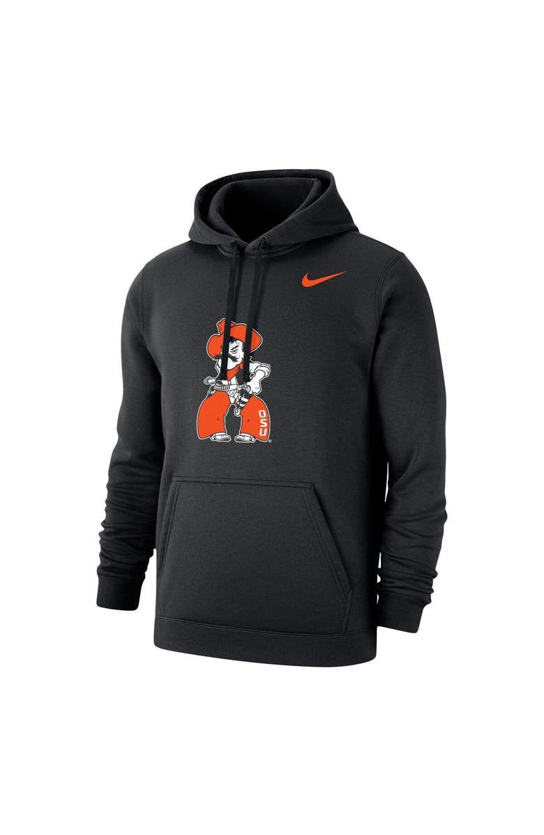 Nike Men's Nike Black Oklahoma State Cowboys Alternate Logo Club Pullover Hoodie, Alternate, color,