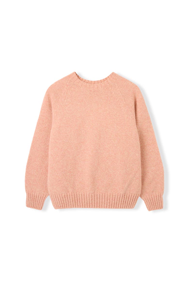 Supersoft Weekend Crew Neck Sweater, Alternate, color, Peony Marl