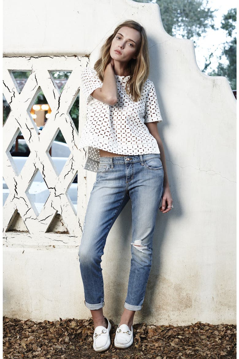Rolled Skinny Ankle Jeans, Alternate, color, COOPER