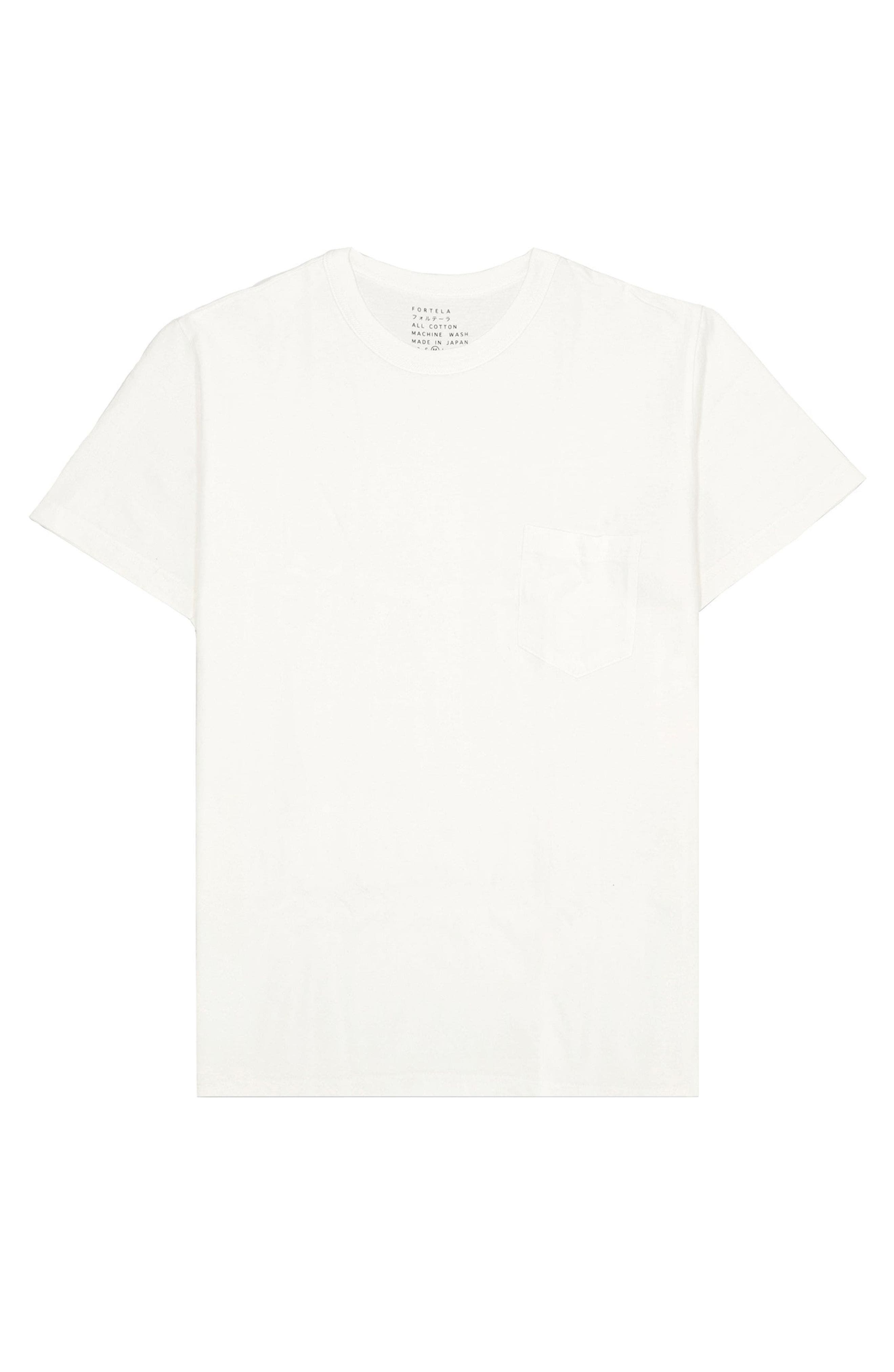 Fortela Japtpk Tubular Pocket Double-pack T-shirt In White