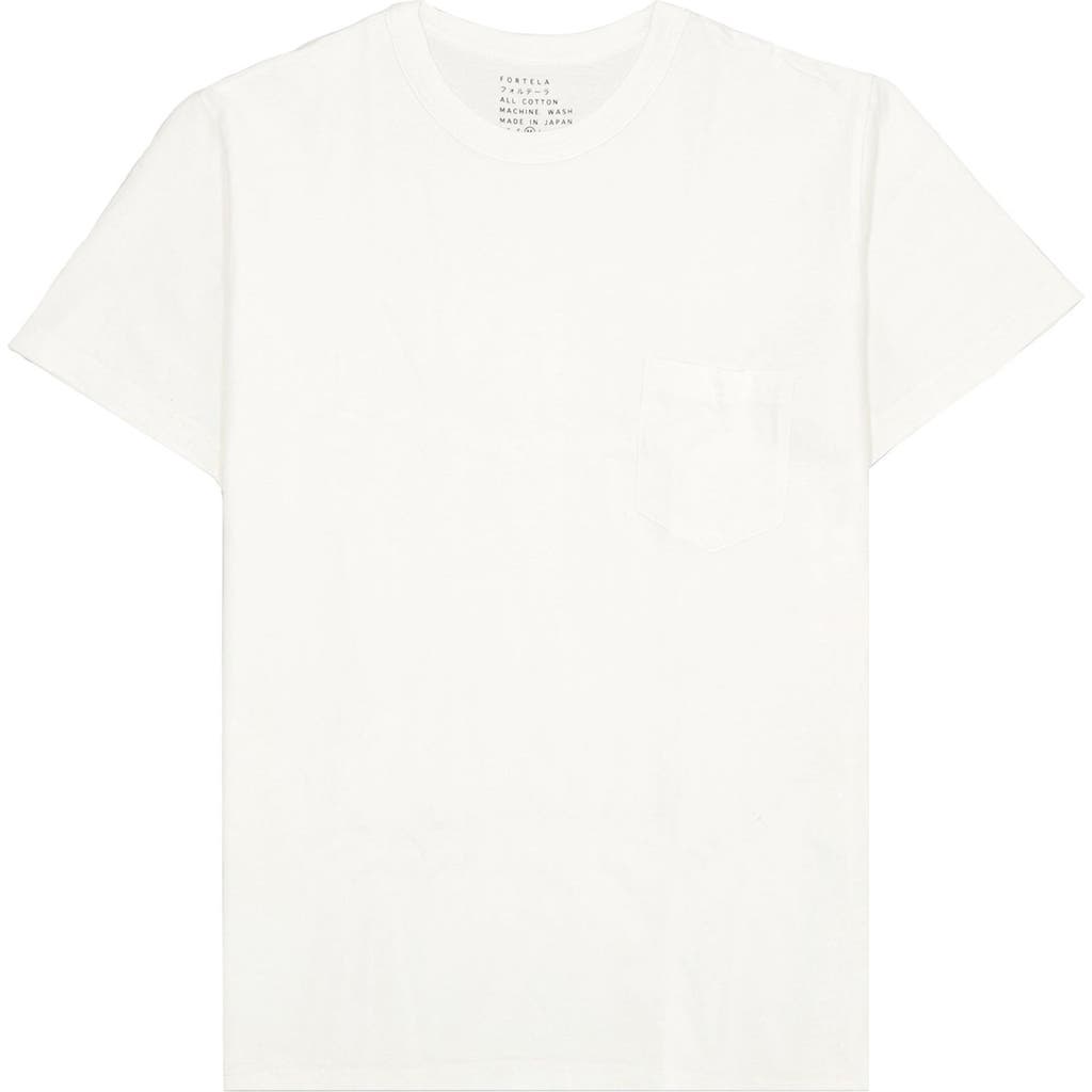 Fortela Japtpk Tubular Pocket Double-pack T-shirt In White
