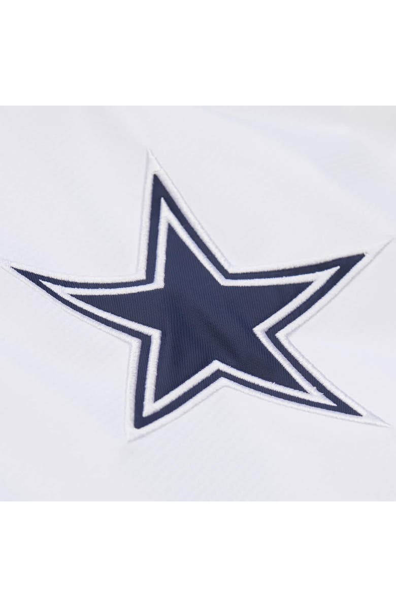Mitchell & Ness Men's Mitchell & Ness White Dallas Cowboys Vintage Logo Coaches Full-Snap Hoodie Jacket, Alternate, color, White