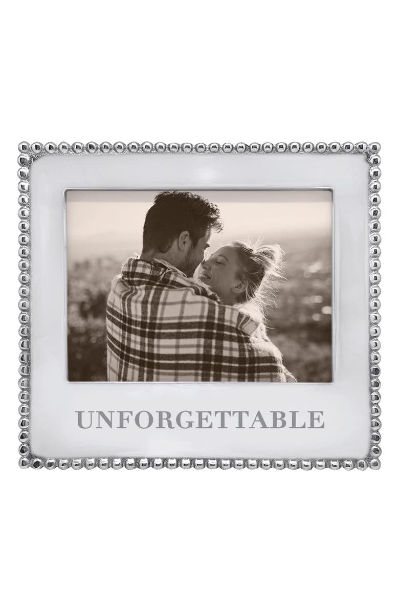 Mariposa Unforgettable 4 x 6-Inch Picture Frame, Main, color, Silver