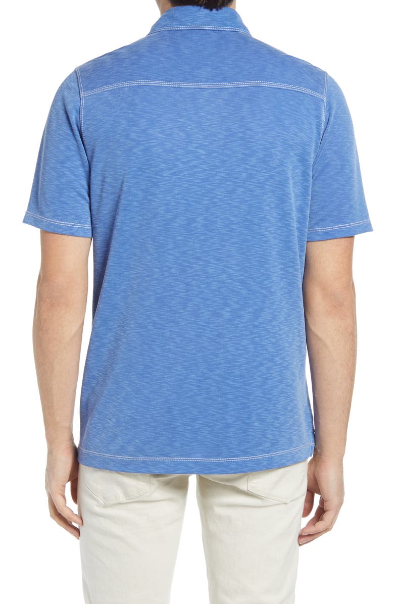 Johnston & Murphy Vintage Slub Jersey Polo, Alternate, color, 