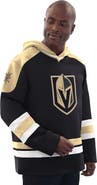 STARTER Men's Starter Black/Gold Vegas Golden Knights Hockey Pullover Hoodie