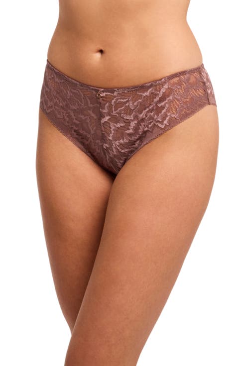 Two-Tone Lace Brazilian Briefs