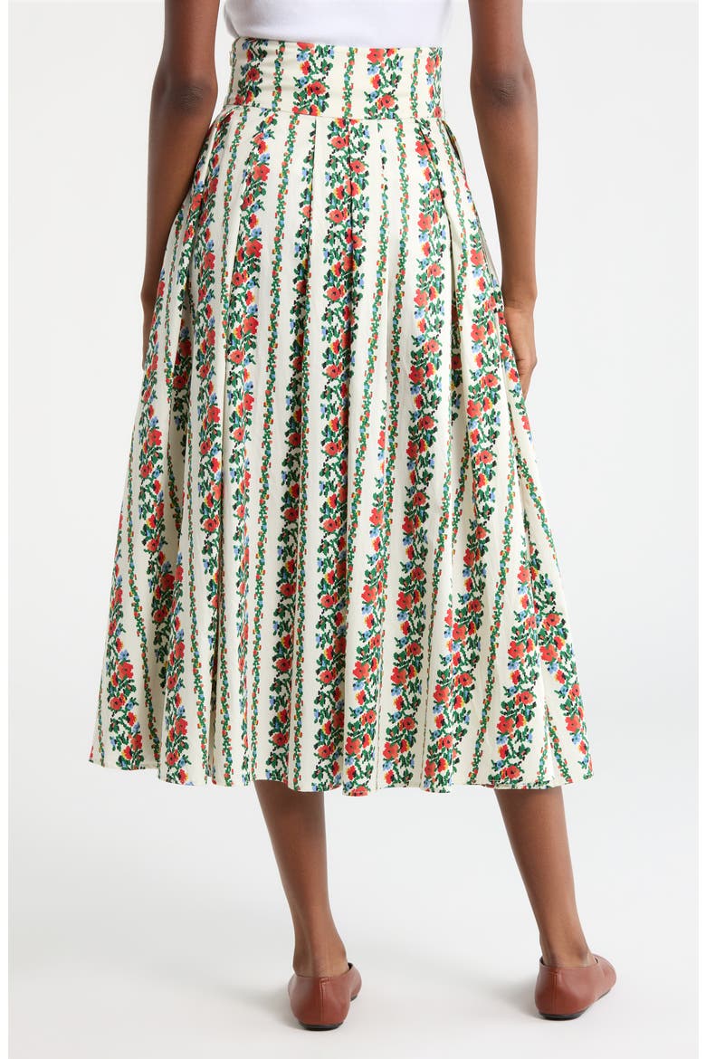 The Regency Floral Tapestry Skirt, Alternate, color, TAPESTRY FLORAL