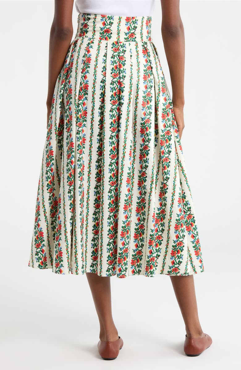THE GREAT. The Regency Floral Tapestry Skirt, Alternate, color, Tapestry Floral
