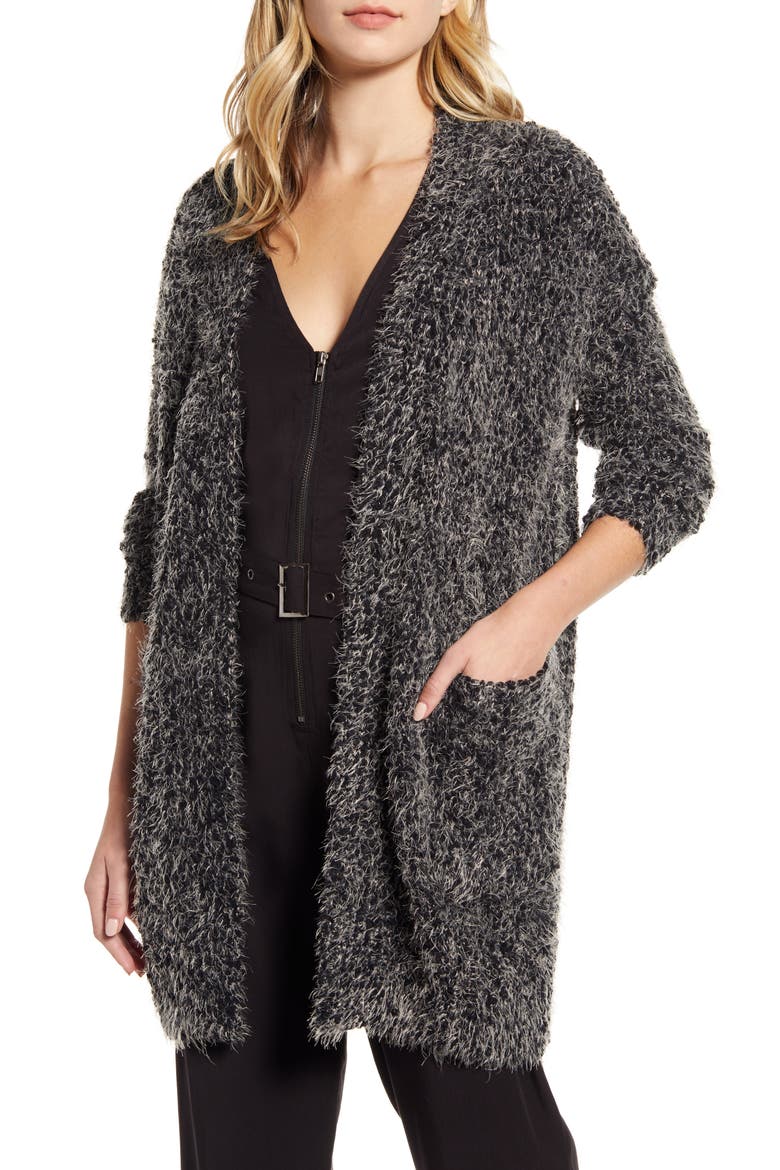 Miranda Knit Cardigan, Main, color, GREY
