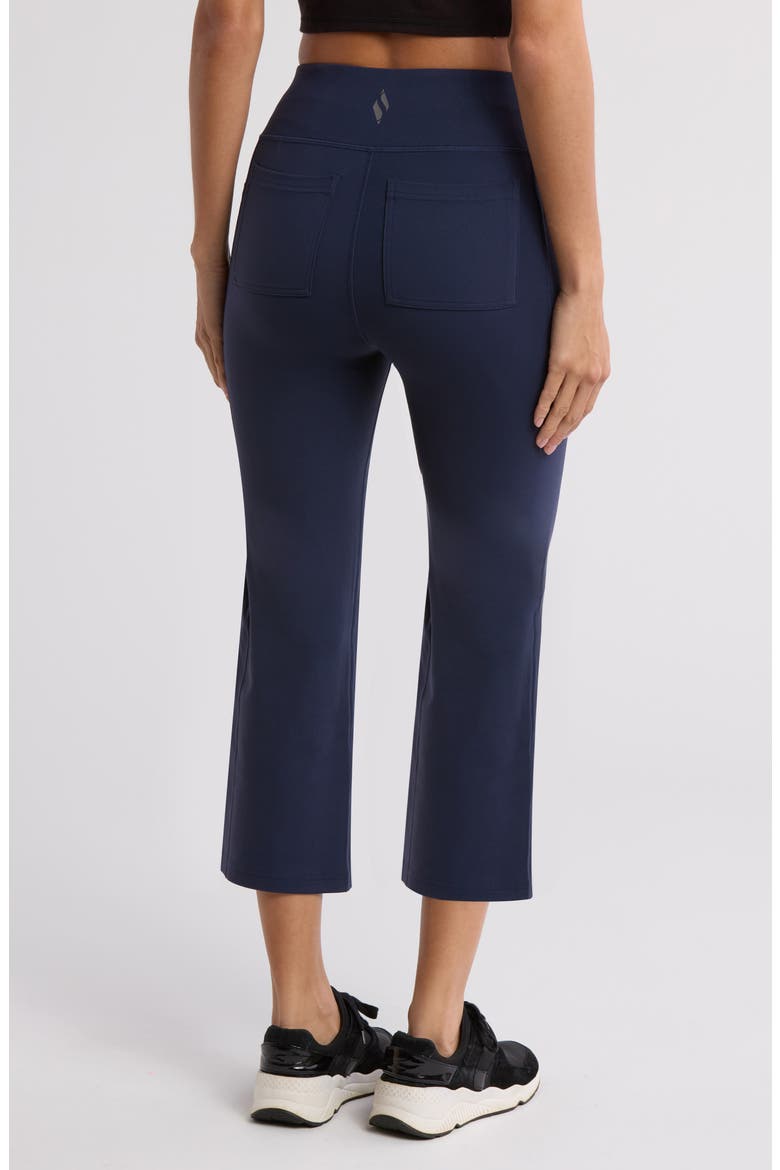 GO WALK High Waist Crop Pants, Alternate, color, BLUE IRIS