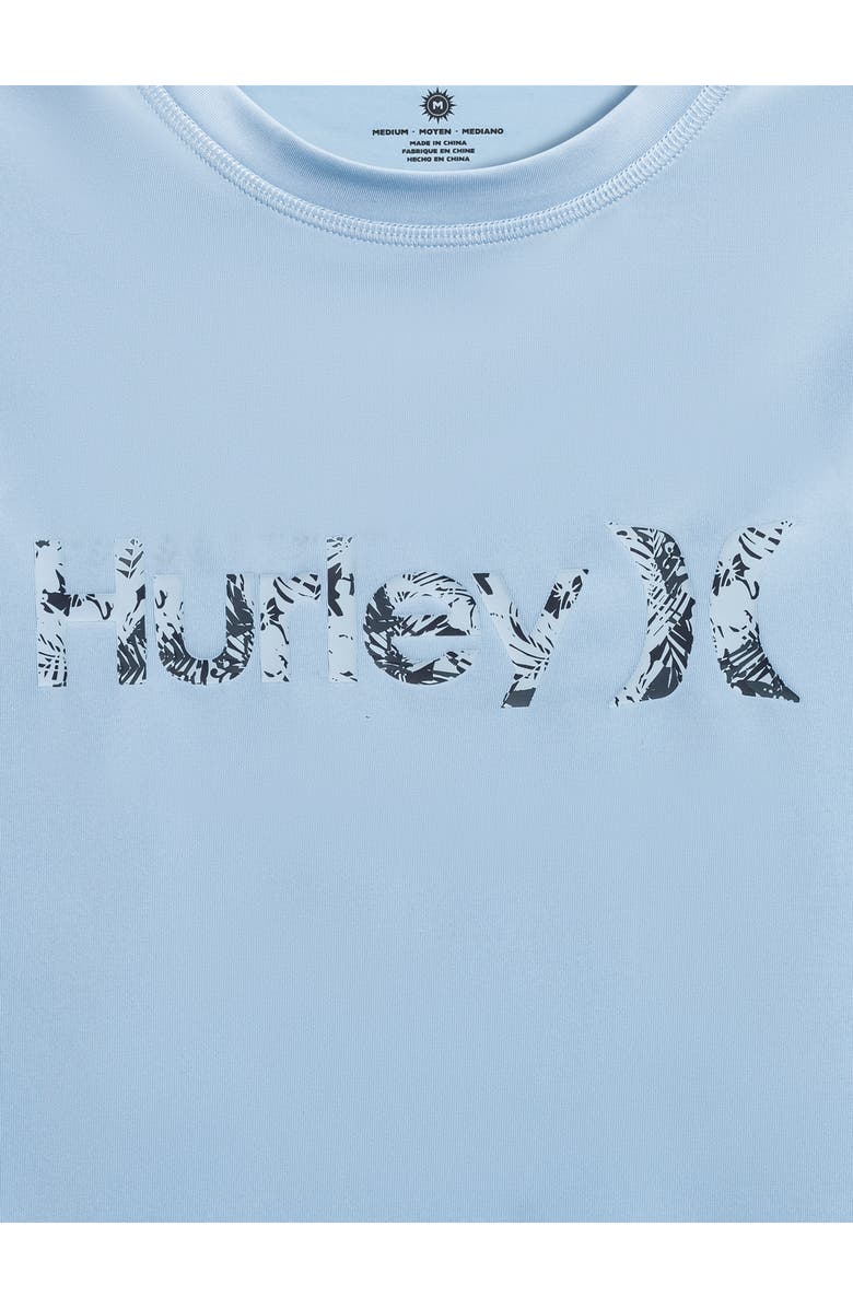 Hurley Double Hi Long Sleeve Sunshirt, Alternate, color, Baby Blue