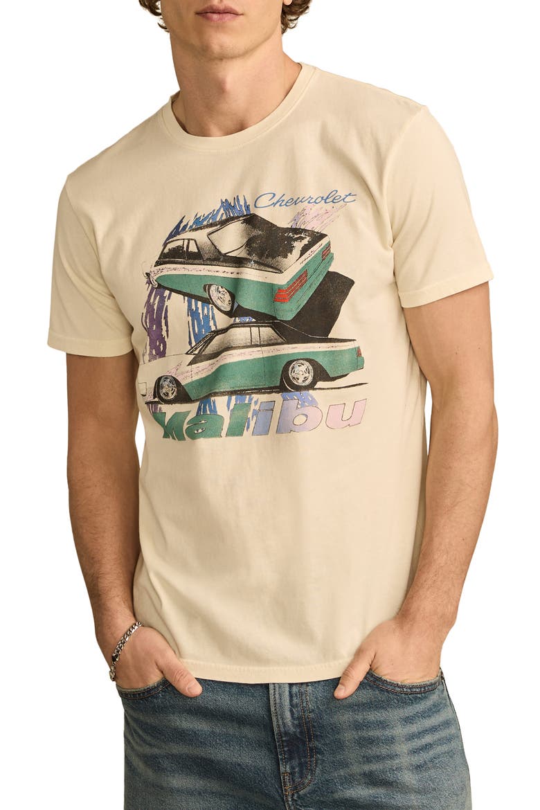 Chevrolet Malibu Graphic T-Shirt, Main, color, LIGHT GRAY