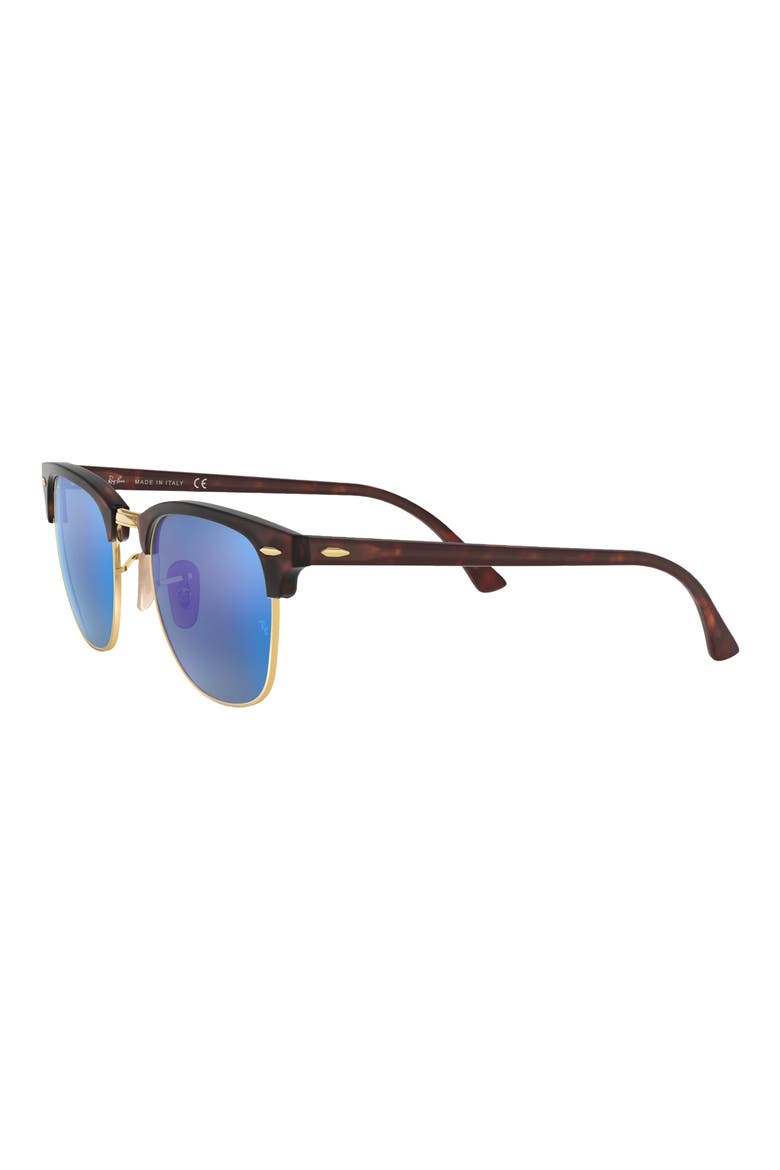 Standard Clubmaster Blue Light Blocking 51mm Sunglasses, Alternate, color, BLUE MIRROR